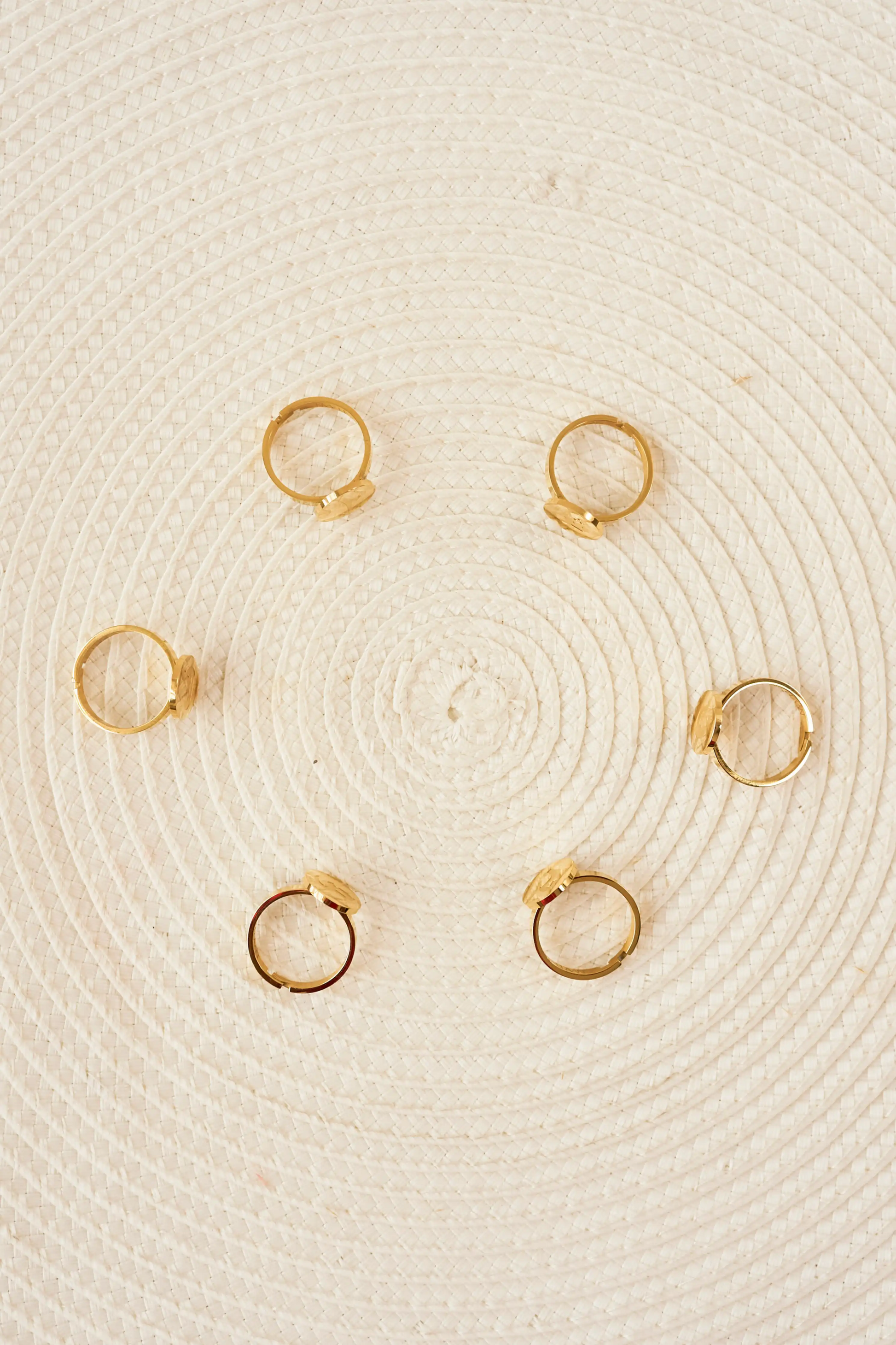 Insignia Arabic Initial Ring Elaan