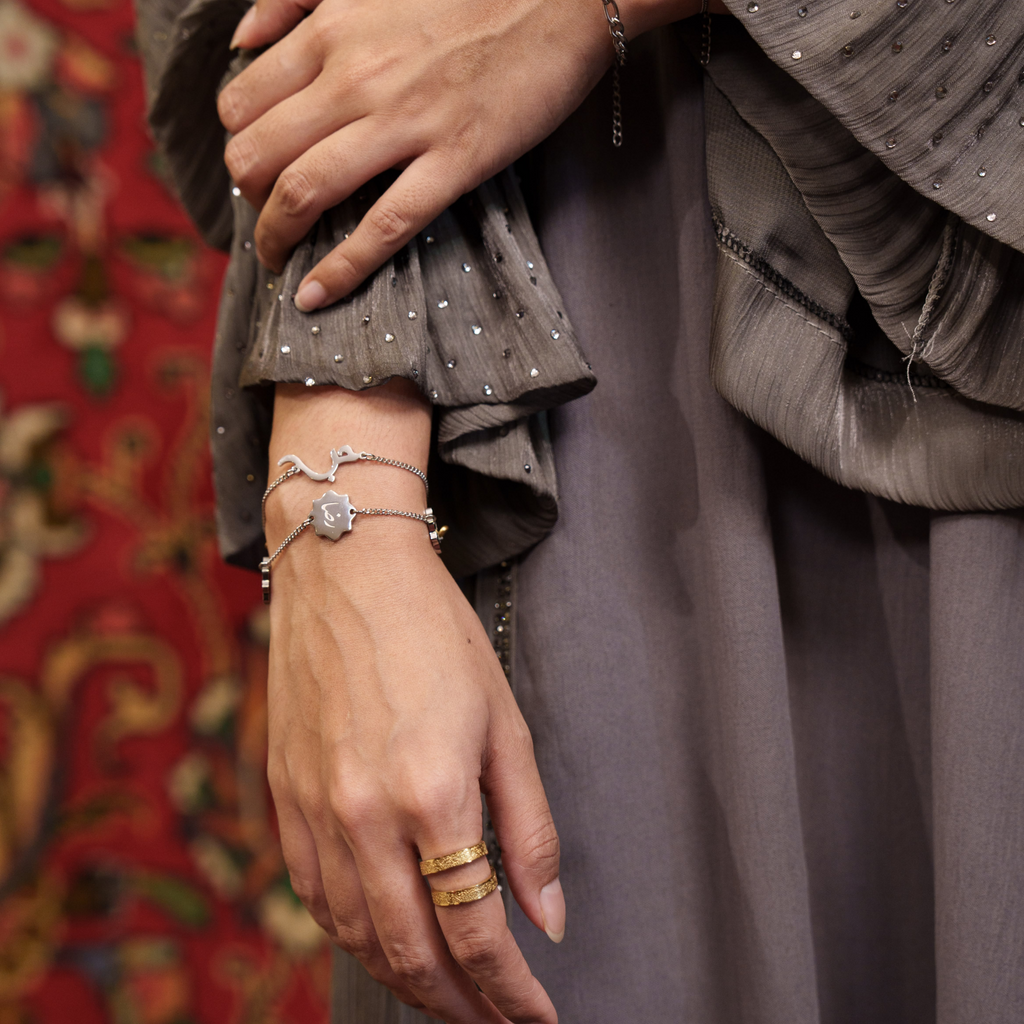 Noble Star Bracelet - Silver Elaan Co