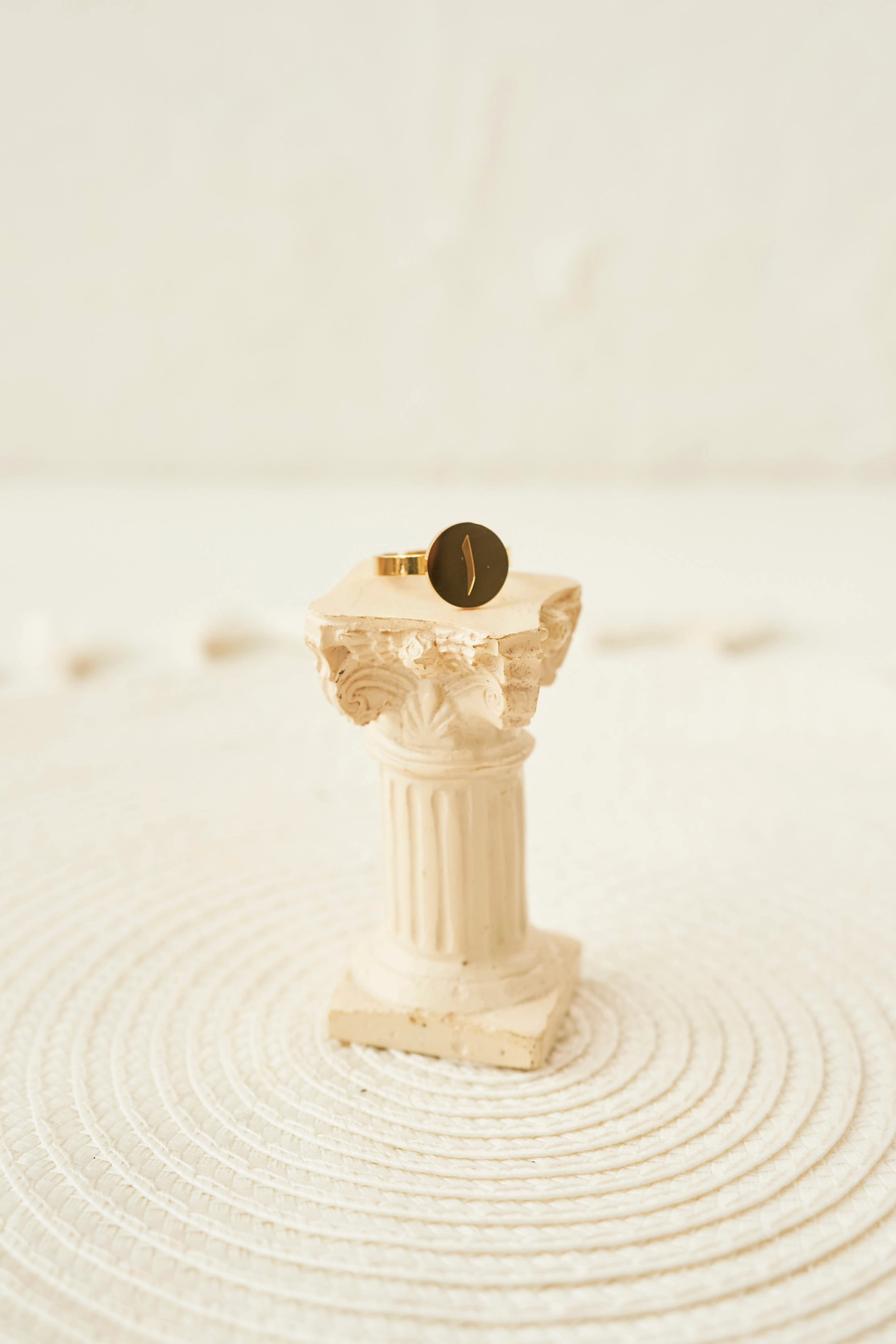 Insignia Arabic Initial Ring Elaan